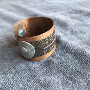 Copper and Coin Bracelet